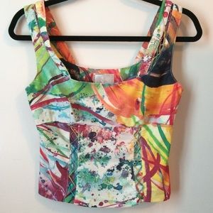 🎨 Vtg Alberto Makali Crop Top 90’s style